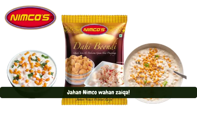 nimcos dahi boondi hero section