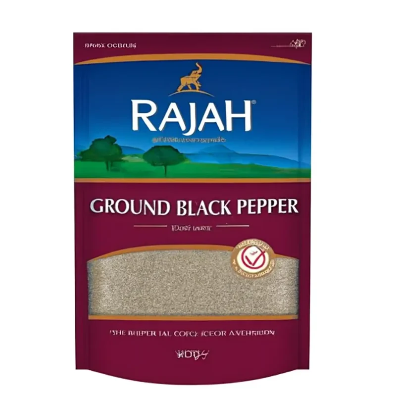 Rajah Black Pepper Black 100g pack, showcasing fresh and aromatic whole black pepper