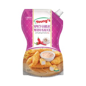 Fifty Foods - Best Organic Foods & Herbal Remedies store Ilford 11 Youngs Spicy Garlic Mayo 500ml